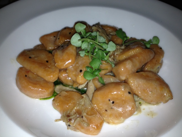 Perfectly soft gnocchi... loved this.